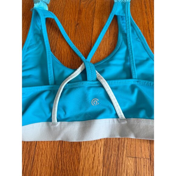 Champion Blue Tank Top With Built-In Sports Bra Medium Support - Picture 3 of 5